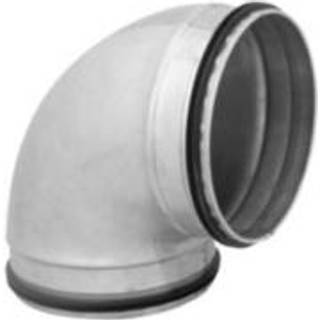 kort bøjning Ø200 90 gr. galvaniseret nippel / nippel