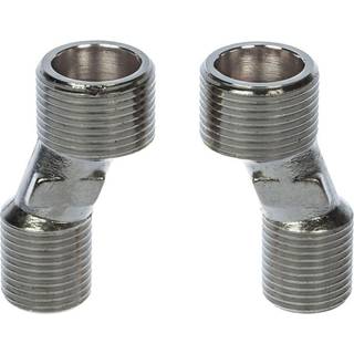 Excentrisk forskruninger, krom, 1/2'' x 3/4''