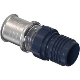 Wavin Tigris K5 overgang med nippel 16 mm x 1/2''. PPSU. Til U, UP, H, B , TH bakker