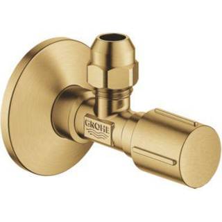 Grohe stopventil 1/2" i børstet messing