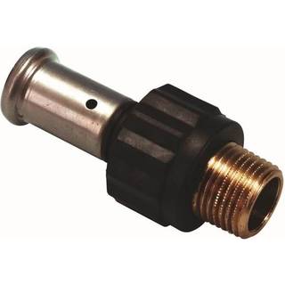 Henco pres kobling pvdf pres/udvendig gevind 63 mm x 2