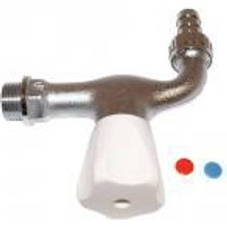 Megatherm Aftapventil 1/2" med slf kronegreb matforkromet