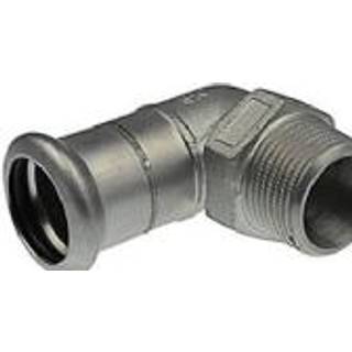 Vsh Fabrieken Vsh bøjning 90° muffe/nippel 22 mm x 3/4 syrefast