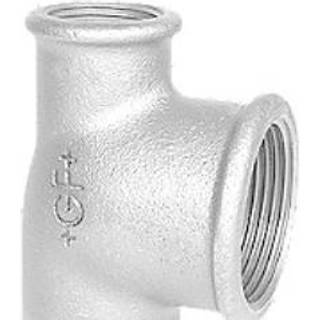 +GF+ tee 90° galvaniseret reduceret 1 1/2-3/4-1 1/4''