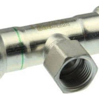 Vsh Fabrieken Vsh tee muffe/muffe/muffe 54 mm x 2x54 mm syrefast