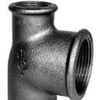 +GF+ tee 90° sort reduceret 1-1 1/2-1''