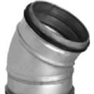 bøjning 30° Ø160 mm Nippel/Nippel