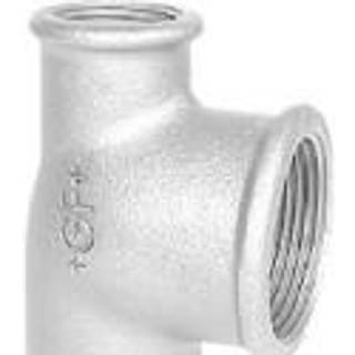 +GF+ tee 90° galvaniseret reduceret 1 1/4-1-3/4''