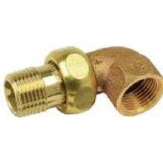 PURAFIT vinkelunion 3/4'' muffe/nippel. Med pakning. Siliciumbronze. Blyfri.
