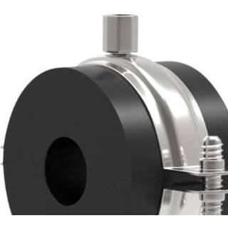 Isoglobal rørbærer RF 168 x 32 mm. M12/M16 inkl. Galv. HD bøjle. Til køl.
