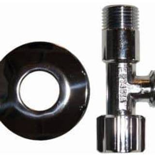 Megatherm Unite stopventil, 12" x 38" med 77 mm roset kort version