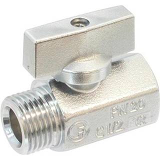 Mini Kugleventil 1/2" Rødgods Muf/Nip Solar