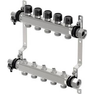Uponor Vario S fordelerrørsæt 8 kredse LS 8 x 3/4" Euro