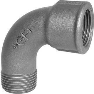Bøjning Kort Sort 3/8" Muffe-Nippel