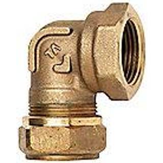 TA Komp. Vinkel med muffe 3/4'' - 22 mm. Uden støttebøsning. Type 305
