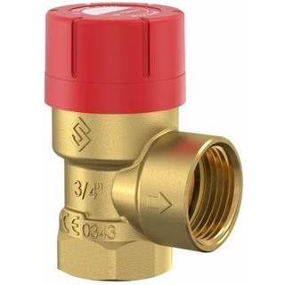 Flamco Prescor sikkerhedsventil 3/4'' 2.5 Bar. Nippel-Muffe