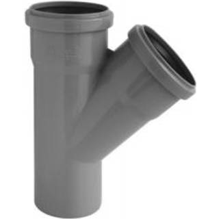Nicoll HTP grenrør 45° Ø110/110 mm grå