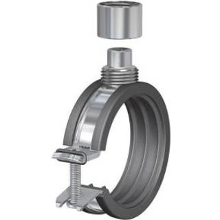 Rørbøjle BSH 1/2" M8/10 62 - 67 mm m/isolering Flamco Trippel