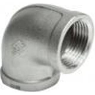 Vinkel 90° 1.4408, 20 bar 1/2 muffe/muffe