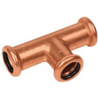 kobber Cu press tee 54 mm lige