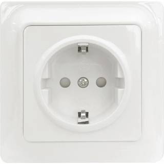 Malmbergs Gamma Jordet vægstikdåse 1-vejs Hvid