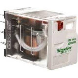 Schneider Stikbensrelæ 6a 4c/o 110vac