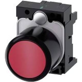 Siemens Rød trykknap med forlænget tryk (12mm)