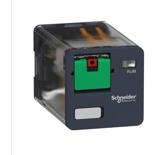 Schneider Electric Stikbensrelæ 10A 3C/O 230VAC med testknap