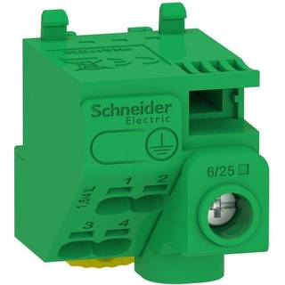 Schneider Afdækning terminalblok 1x6/25 + 4x1,5/4