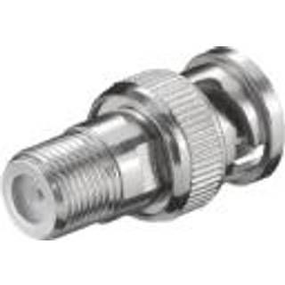 F-stik til BNC adapter (F-stik hun - BNC han)