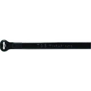 ABB TY528MX Kabelbindere Låsbar, vejrbestandig sort, pakke med 100 stk 4,8 x 360 mm