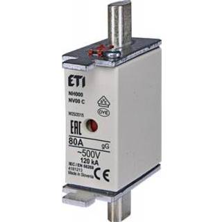 Sikring Nh000 80A Gg 500V Solar