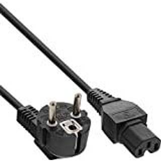 Standard 230V netkabel - IEC C15 - 1.8 m