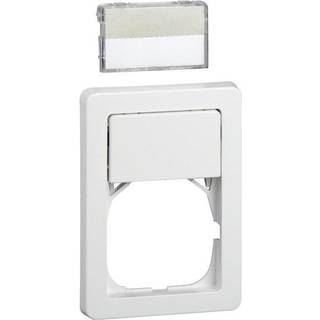 LK FUGA Baseline 63 ramme med tekstmodul 1½ modul, hvid