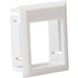 Leviton Montage ramme hvid for udtag til leviton keystone konnekter