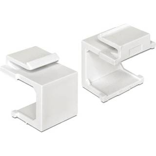 DeLOCK Keystone cover white 4 pieces