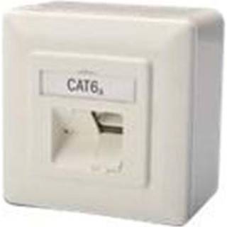Digitus DN-9007-S-1 stikkontakt 2 x RJ-45 Hvid