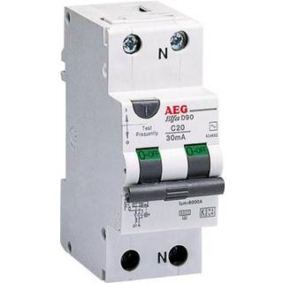 AEG kombiafbryder 16A 1P+N 6kA C 30mA