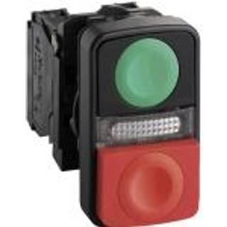 Dobbelt Tryk Med Lys 24Vdc Start/Stop Schneider Electric
