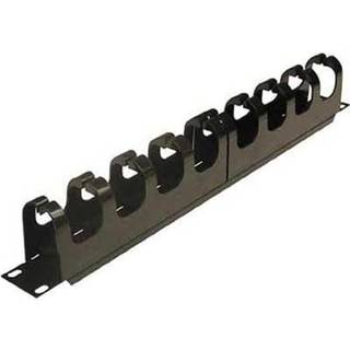 Deltaco Rack cable management panel 1U 19"