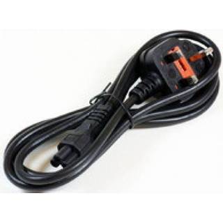 MICROCONNECT Power Cord 2m UK / C5 Black