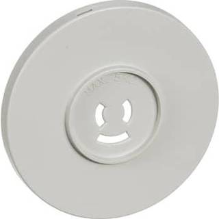LK Afdækning for lampestikkontakt Ø80 mm, grå
