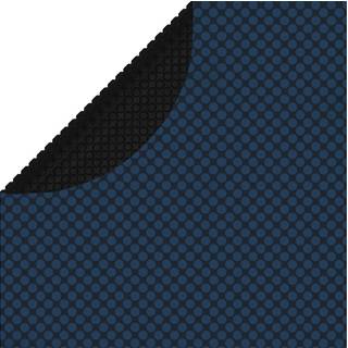 flydende solopvarmet poolovertræk 549 cm PE sort og blå