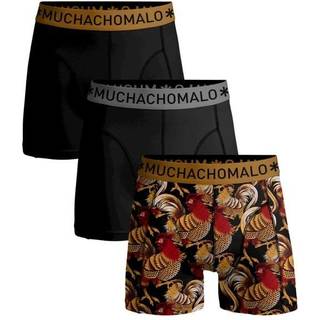 Muchachomalo 6-pak Cotton Stretch Boxers Rooster - Black pattern-2 - Small * Kampagne *