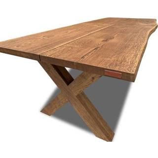 Plankebord eg 2 HELE planker børstet 270 x 95-100 cm