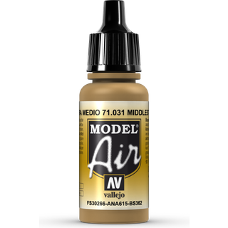 Vallejo Model Air 17Ml Middle Stone [Levering: 1-2 dage]