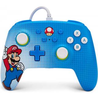 PowerA Enhanced Wired controller til Nintendo Switch (Blå) - På lager i butik