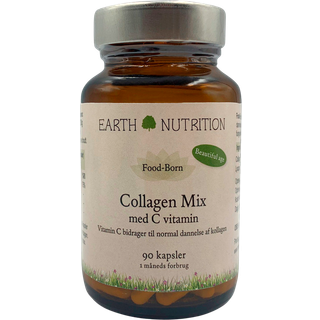 Collagen Mix m. Vitamin C | 90 kap | Earth Nutrition