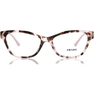 Prada Kvinde PR 03WV 2AU1O1 Optiske stel Plast Havana Firkantet