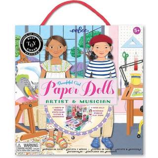 Eeboo -musiker og kunstnerpapir dukke genanvendeligt s?t